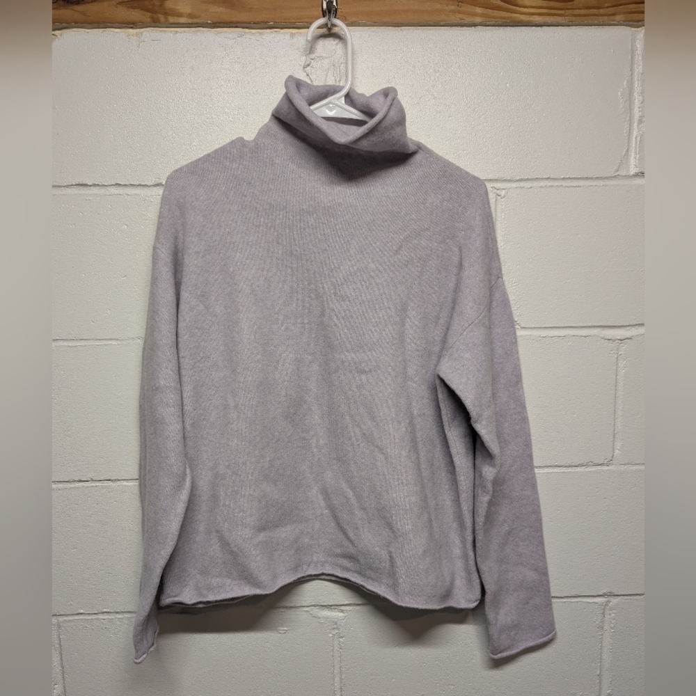 525 America Evereve (XS) Lavender Turtleneck Rollneck Pullover Sweater NWT